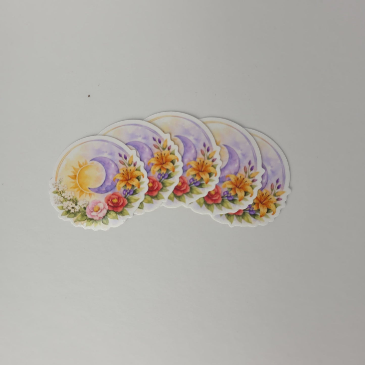 Busan Duo Flora Wreath Sticker (2", Grade B)