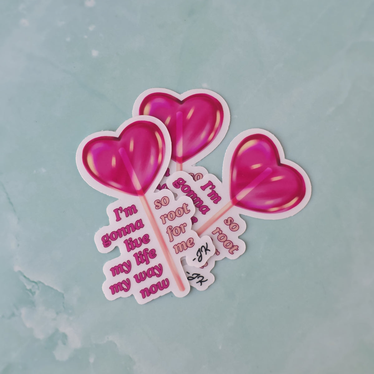 Root for Me Lollipop Sticker