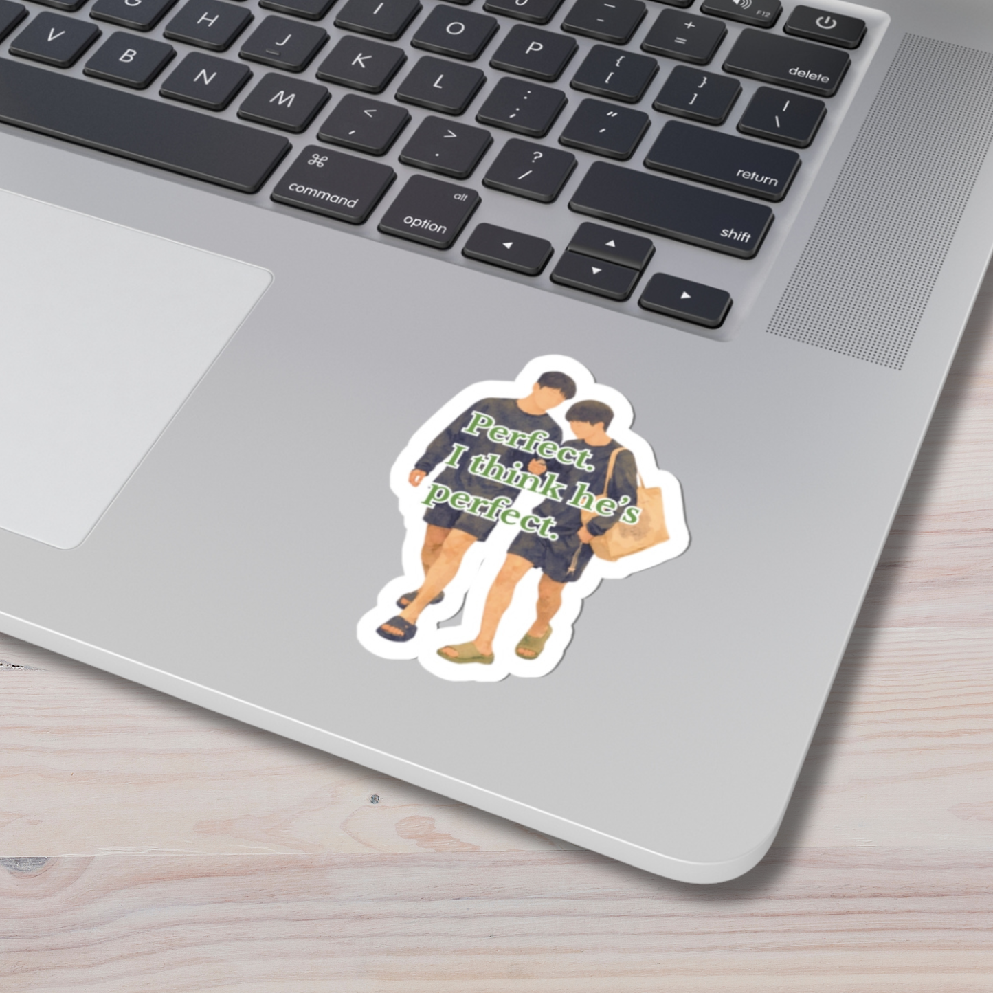Jimin & Jungkook "Perfect" Sticker (3" height)