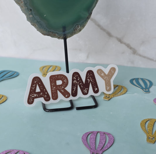 Army Hues Sticker