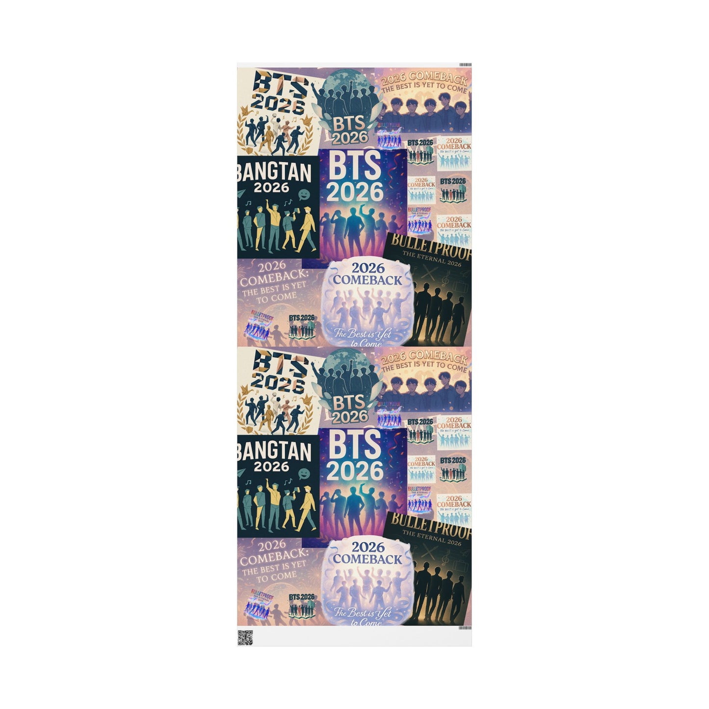 Gift Wrapping Paper - 2026 BTS Comeback Posters Design | Bangtan Sonyeondan | Seasonal, gift giving, K-pop fan, Army gift
