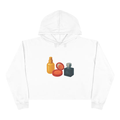 Long-sleeve Crop Hoodie: BTS Maknae Beauty Line - Floral Tribute