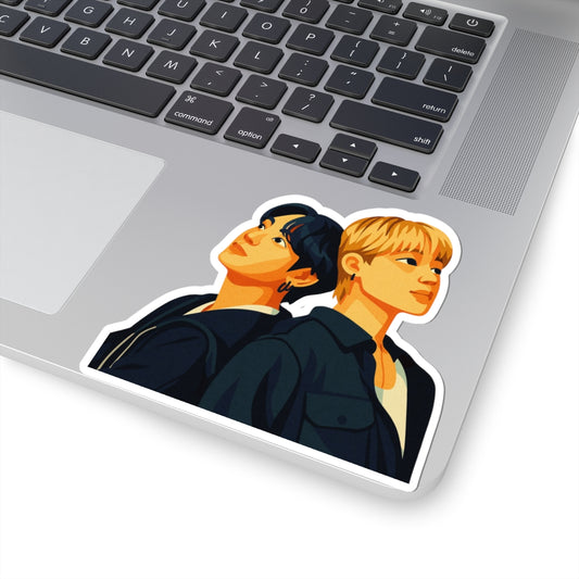 Jimin and Jungkook Are You Sure 2 Japan Photoshoot - Sticker