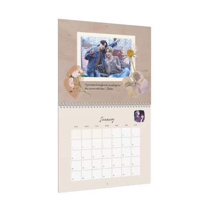 BTS Jimin Jungkook 2026 Wall Calendar  | Jikook, Kookmin, Bangtan Sonyeondan