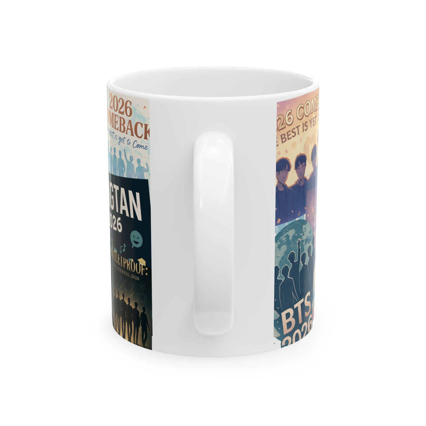 2026 BTS Comeback Posters Ceramic Mug | Bangtan Sonyeondan, K-Pop kitchenwares