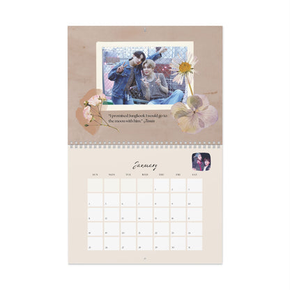 BTS Jimin Jungkook 2026 Wall Calendar  | Jikook, Kookmin, Bangtan Sonyeondan