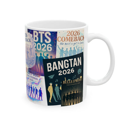 2026 BTS Comeback Posters Ceramic Mug | Bangtan Sonyeondan, K-Pop kitchenwares