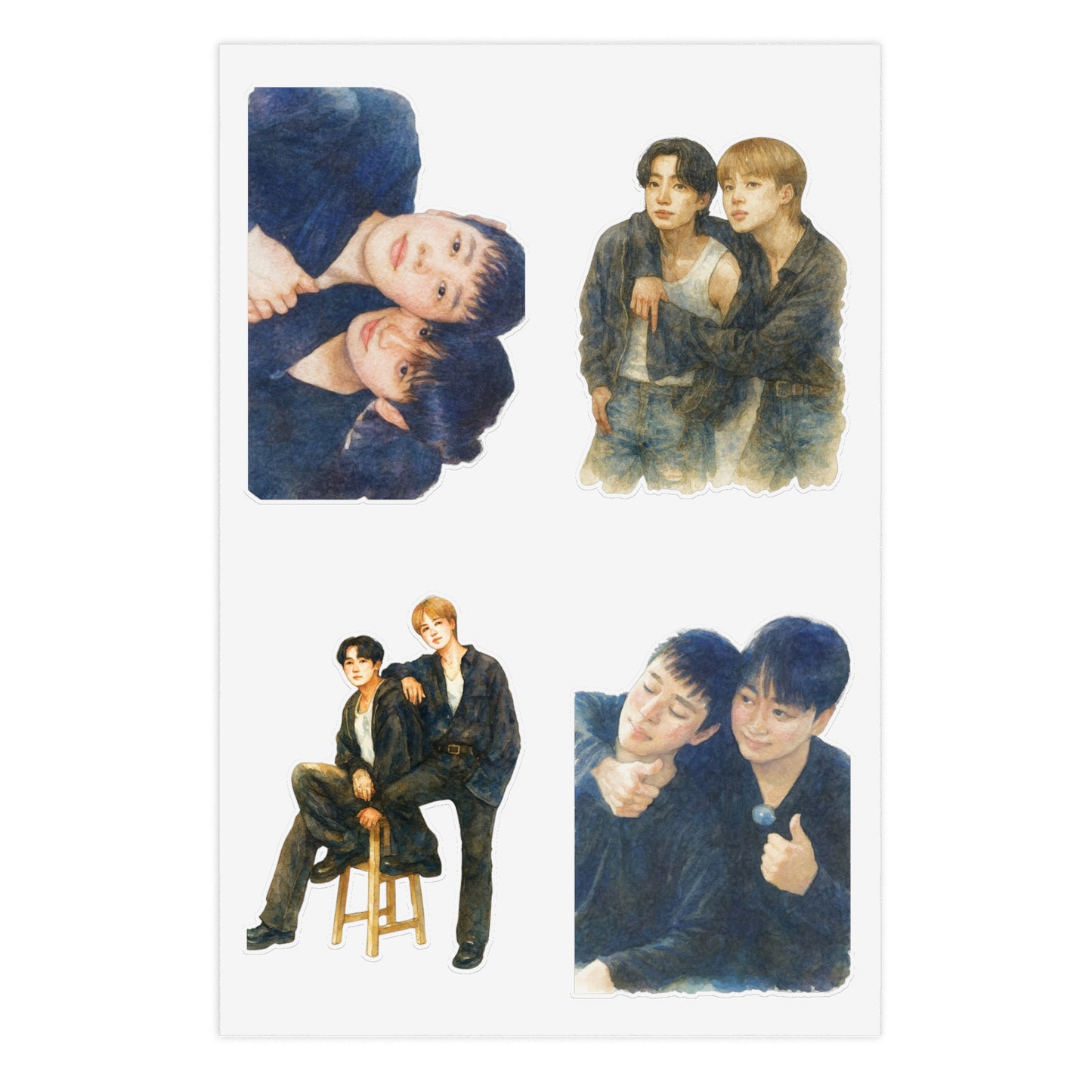 AYS2 Sticker Sheet | Jimin and Jungkook 2025 Photos