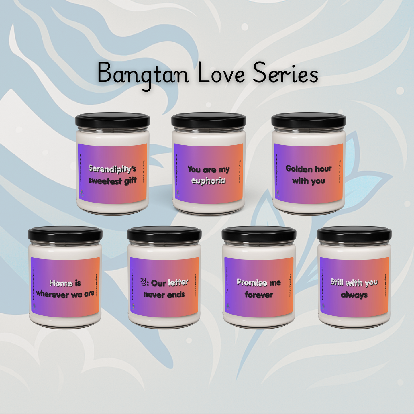 Soy Candle: Bangtan Love Series (9oz Jar)