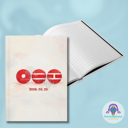 BTS 2026 Comeback Countdown Hardcover Journal, Lined Notebook | Subtle K-Pop Stationary Aesthetic