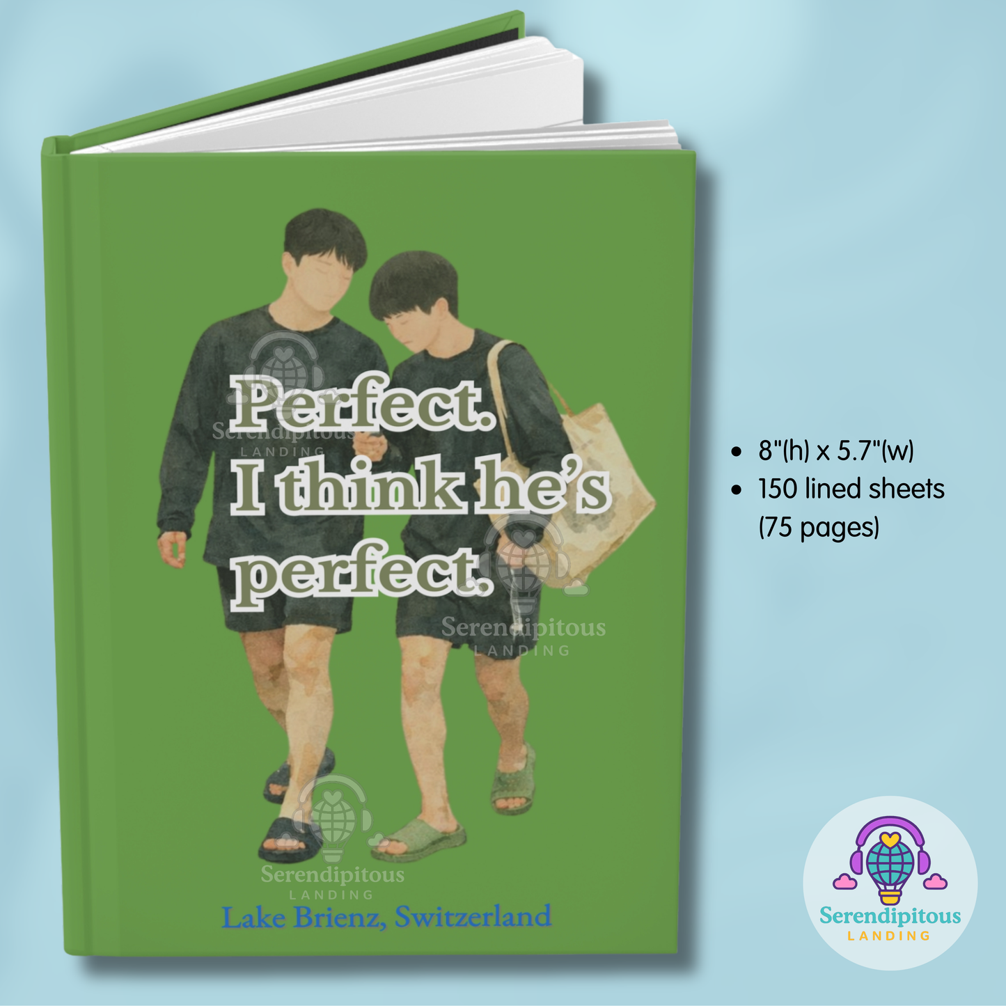 "Perfect..." Are You Sure?! Season 2 Episode 5 Hardcover Journal -- Notebook for Jikook Fans