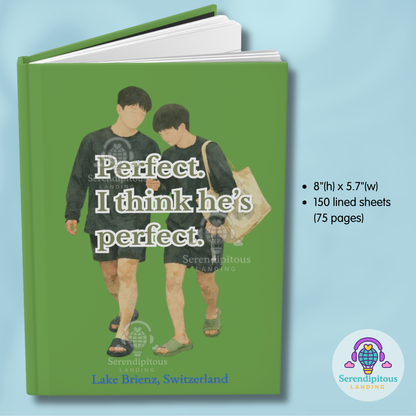 "Perfect..." Are You Sure?! Season 2 Episode 5 Hardcover Journal -- Notebook for Jikook Fans