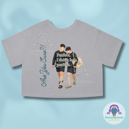 Women's Heritage Cropped T-Shirt: "Perfect..." Are You Sure?! Season 2 - Inspired Design