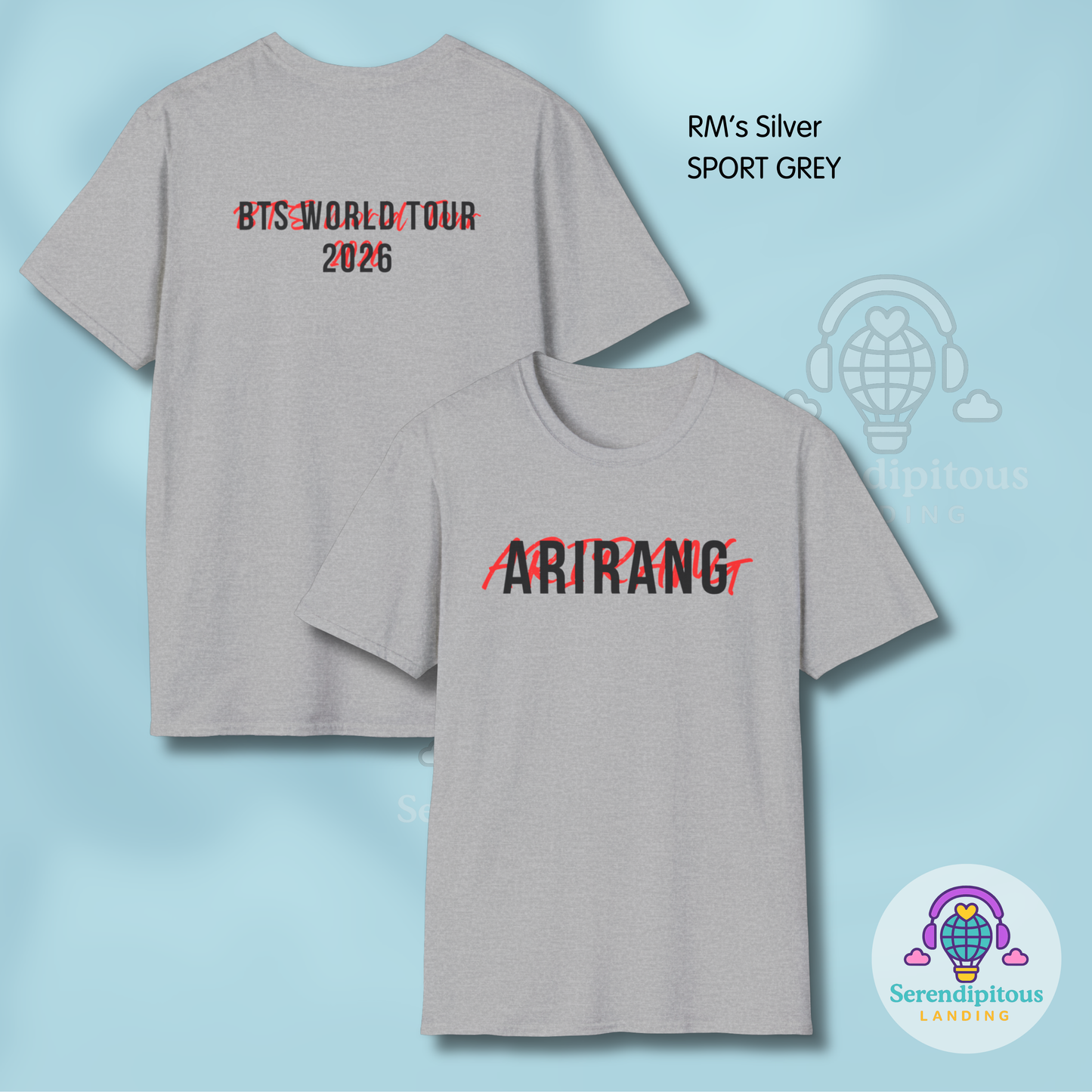 BTS Arirang World Tour 2026 Shirt [Bias Color Vinyl Edition]