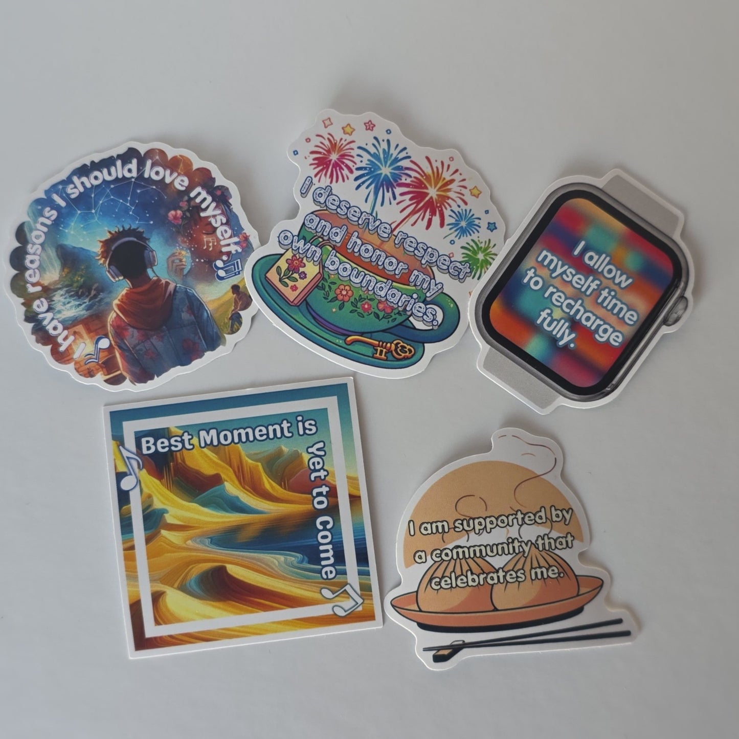 Custom Mini Vinyl Sticker Packs for Freebies