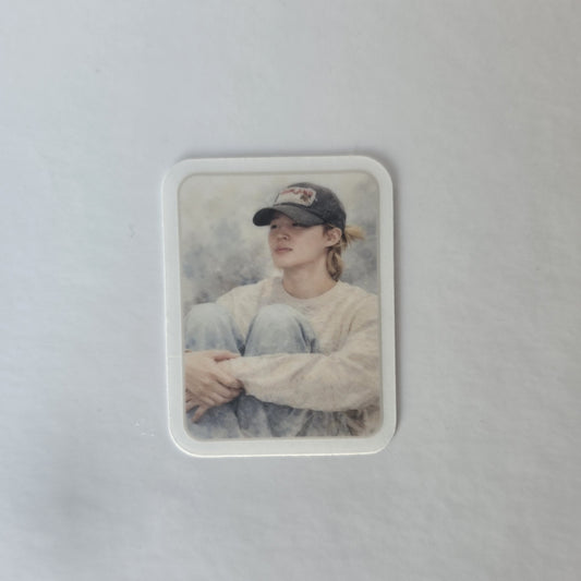 Jimin Baseball Cap Sticker (2")