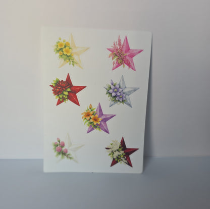 Seven Stars Sticker Collection - Individual Bias Decals & OT7 Sticker Sheet