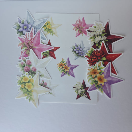 Seven Stars Sticker Collection - Individual Bias Decals & OT7 Sticker Sheet