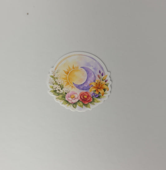 Busan Duo Flora Wreath Sticker (2", Grade B)