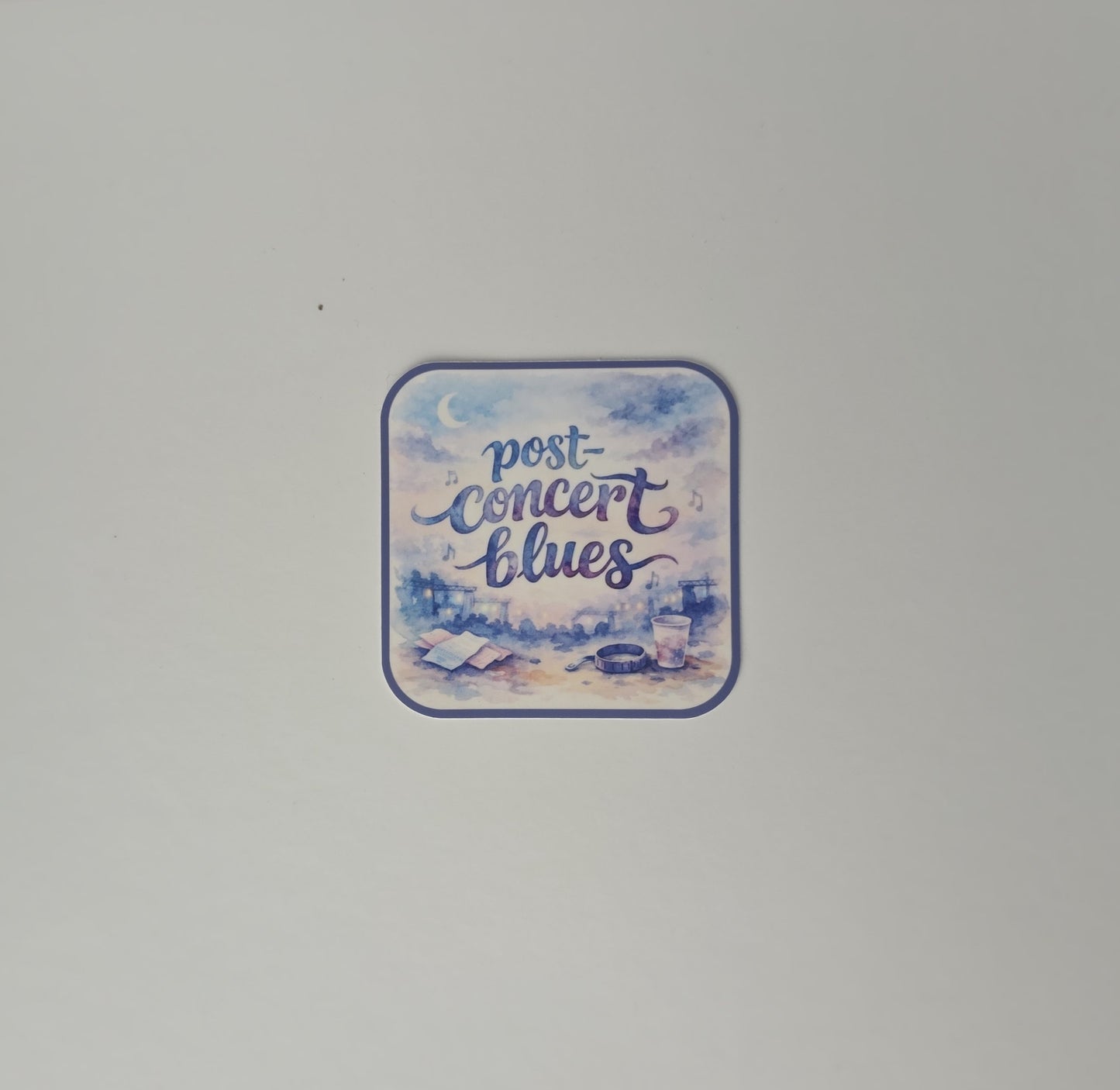 Post Concert Blues Sticker (2" or 3")