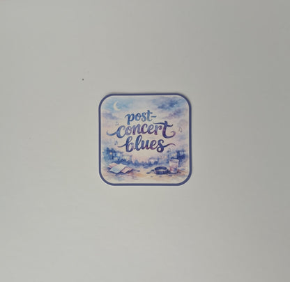 Post Concert Blues Sticker (2" or 3")