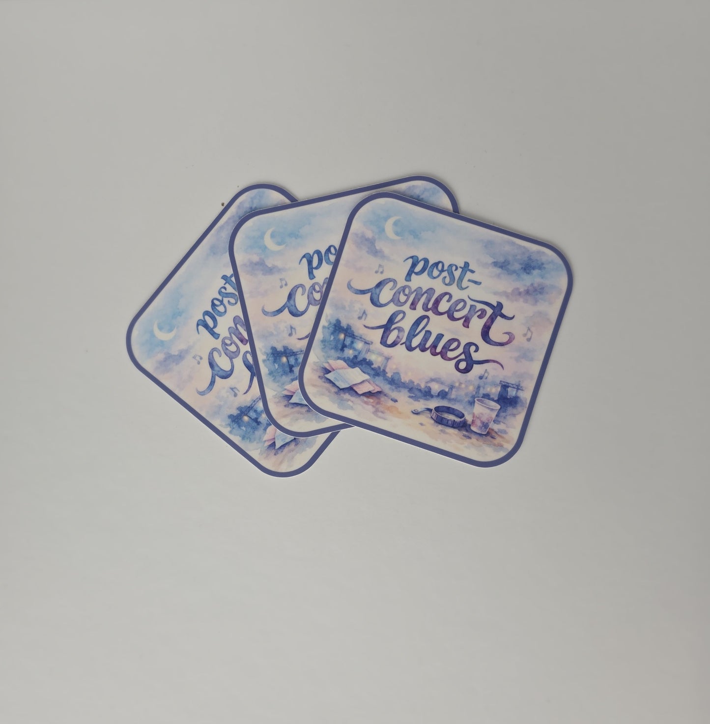 Post Concert Blues Sticker (2" or 3")