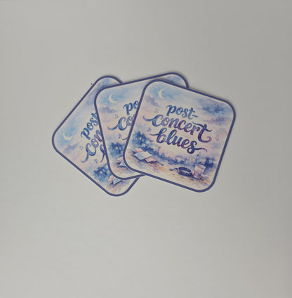Post Concert Blues Sticker (2" or 3")