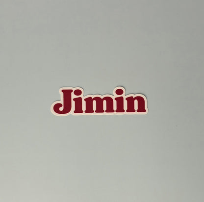 Arirang Nameplate Stickers