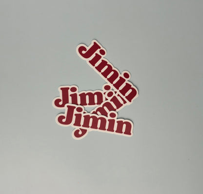 Arirang Nameplate Stickers