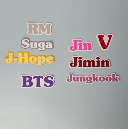 Arirang Nameplate Stickers