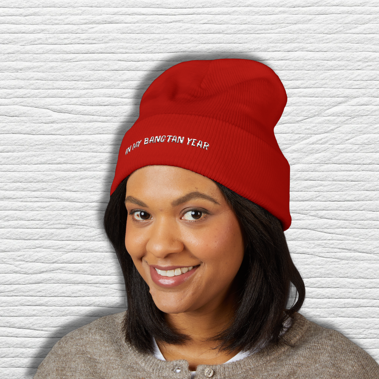 Bangtan Year Embroidered Beanie