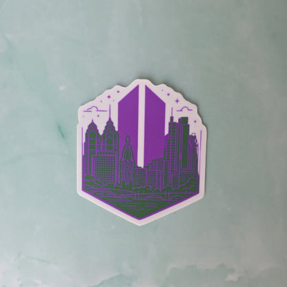 Philadelphia Bangtan Army Sticker (2")(unofficial, fanmade)