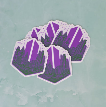 Philadelphia Bangtan Army Sticker (2")(unofficial, fanmade)