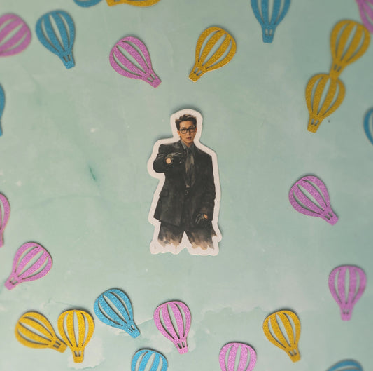 RM Glasses 2.0 Sticker