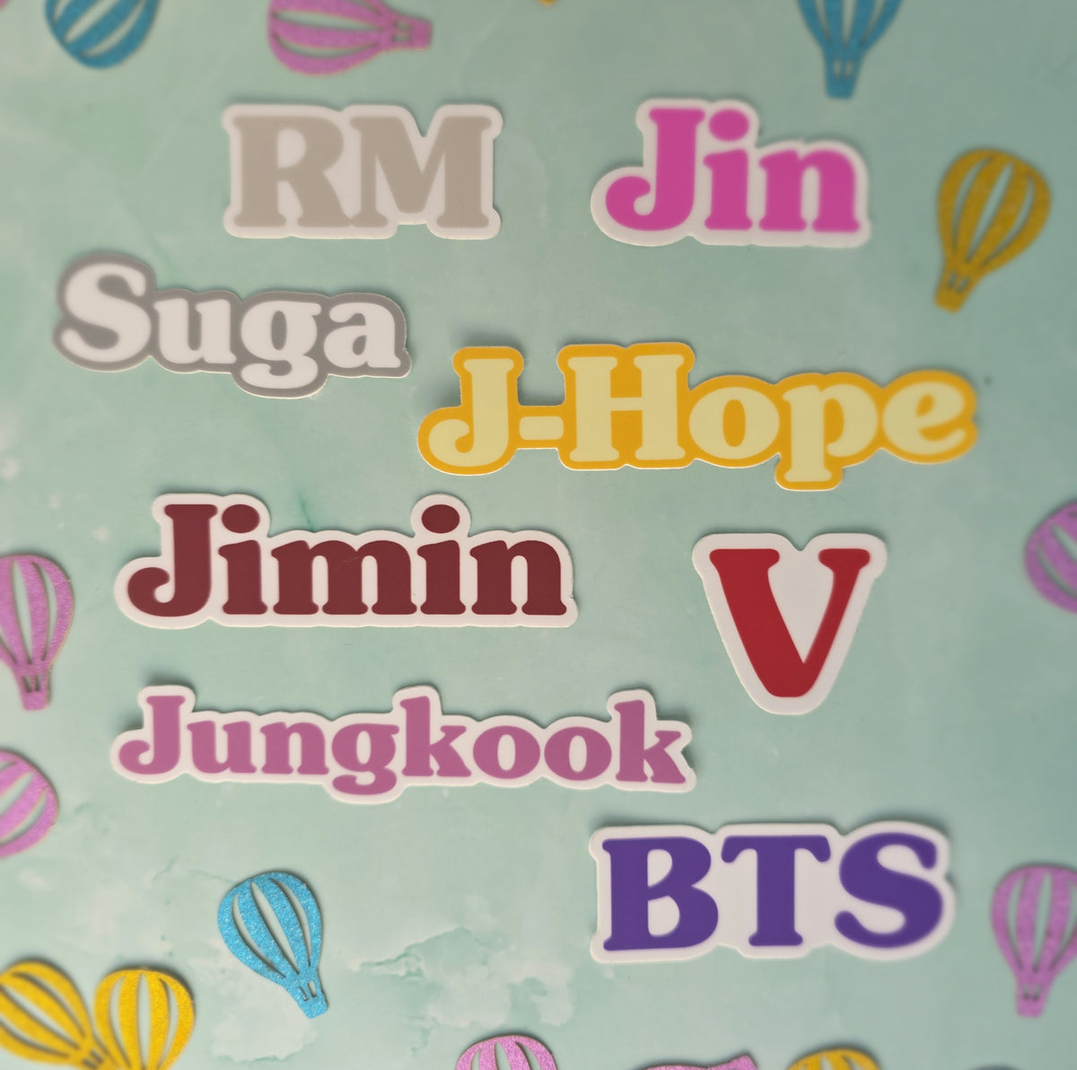 Arirang Nameplate Stickers