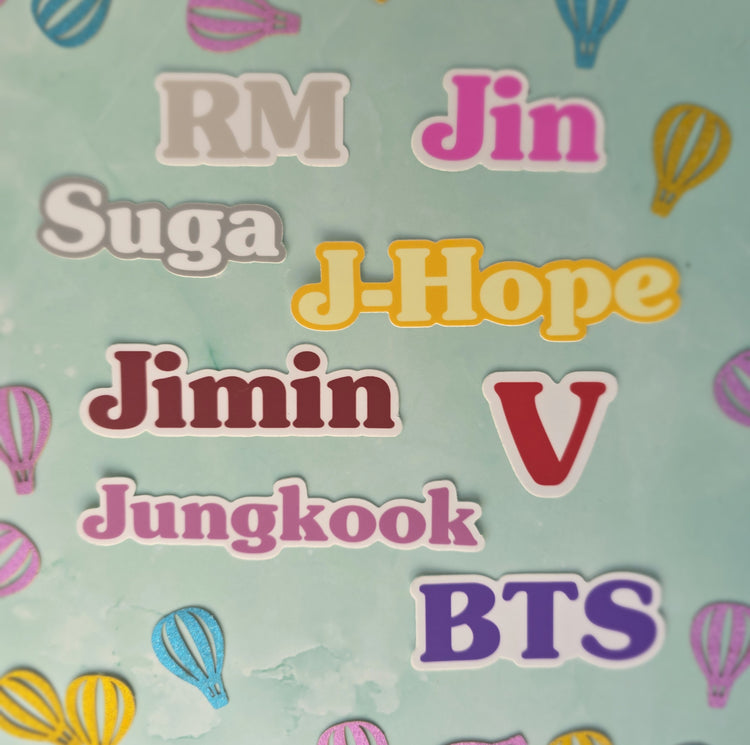 Arirang Nameplate Stickers