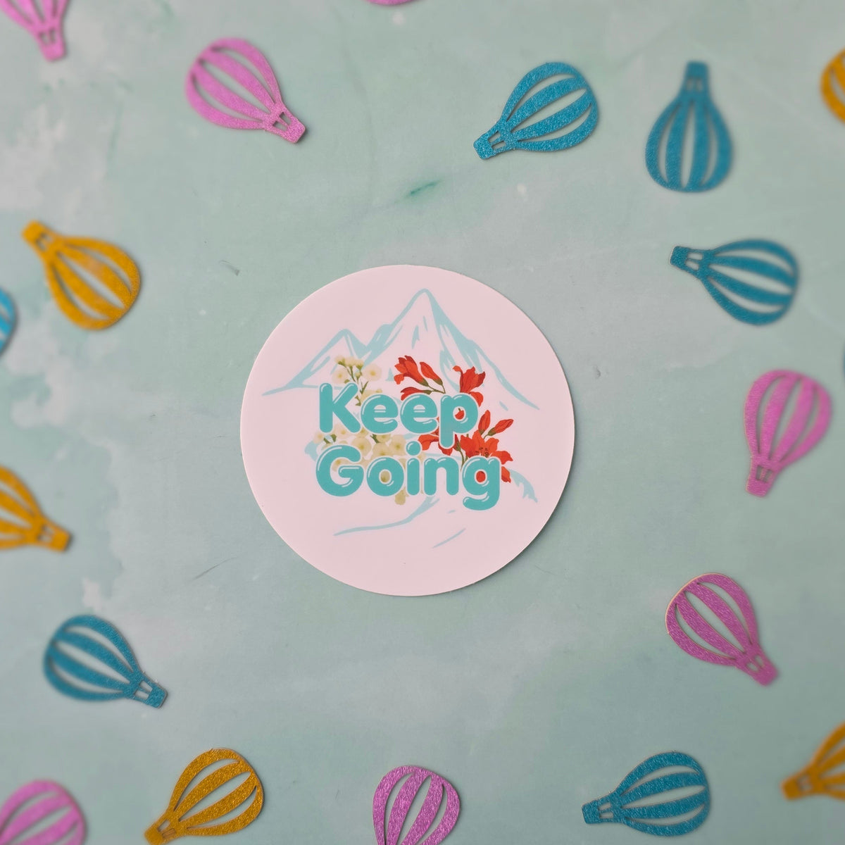 Keep Going Sticker
