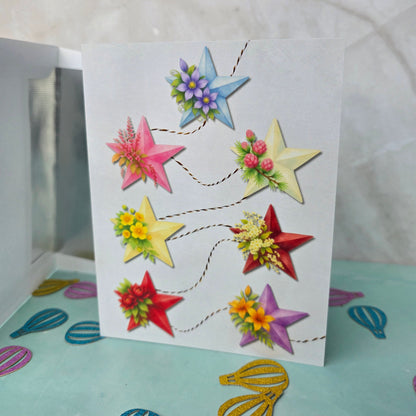 Seven Stars Greeting Card (4.25" x 5.5")