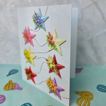 Seven Stars Greeting Card (4.25" x 5.5")