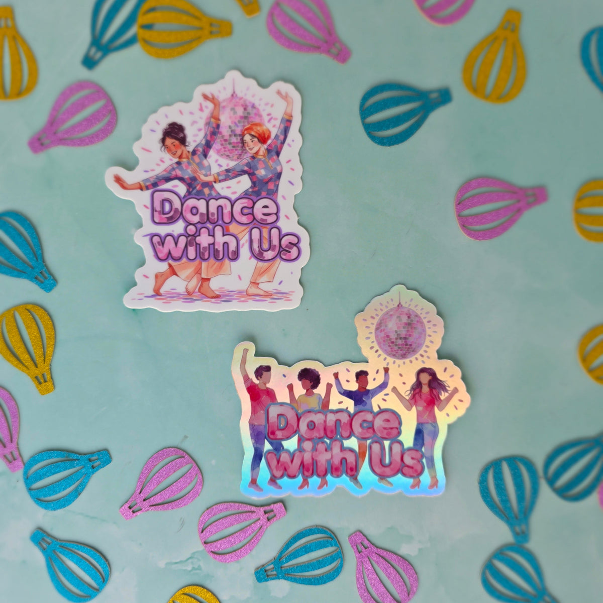 Dance with Us Sticker