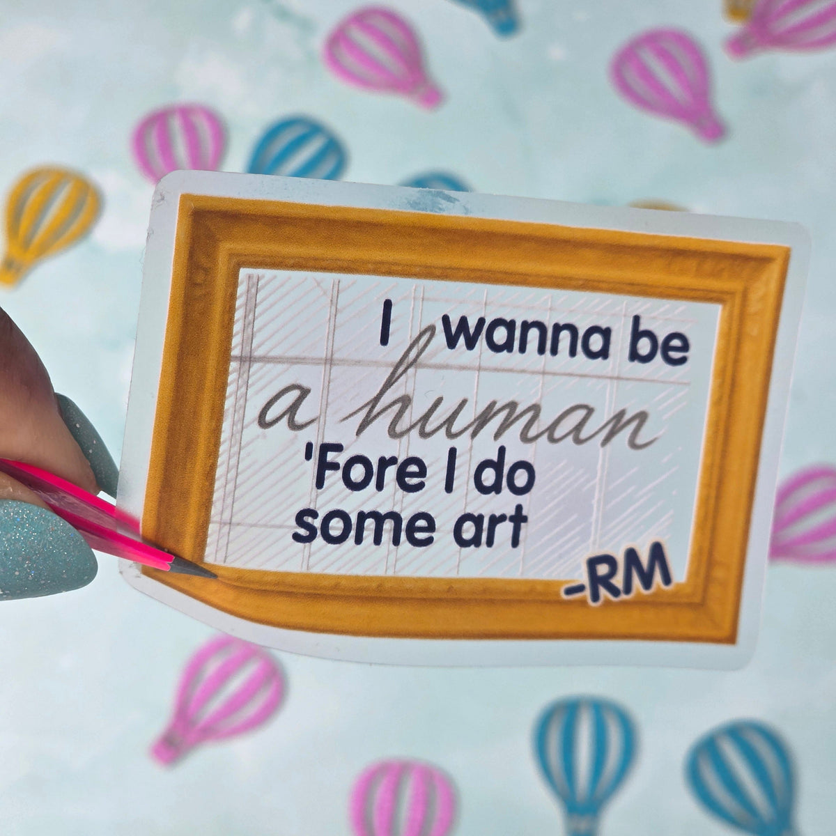 Human Art Sticker