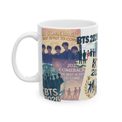 2026 BTS Comeback Posters Ceramic Mug | Bangtan Sonyeondan, K-Pop kitchenwares