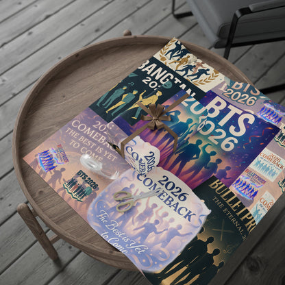 Gift Wrapping Paper - 2026 BTS Comeback Posters Design | Bangtan Sonyeondan | Seasonal, gift giving, K-pop fan, Army gift