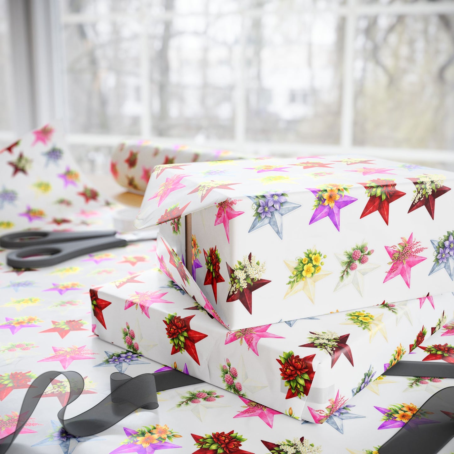 Seven Stars Wrapping Paper (all-occasion)
