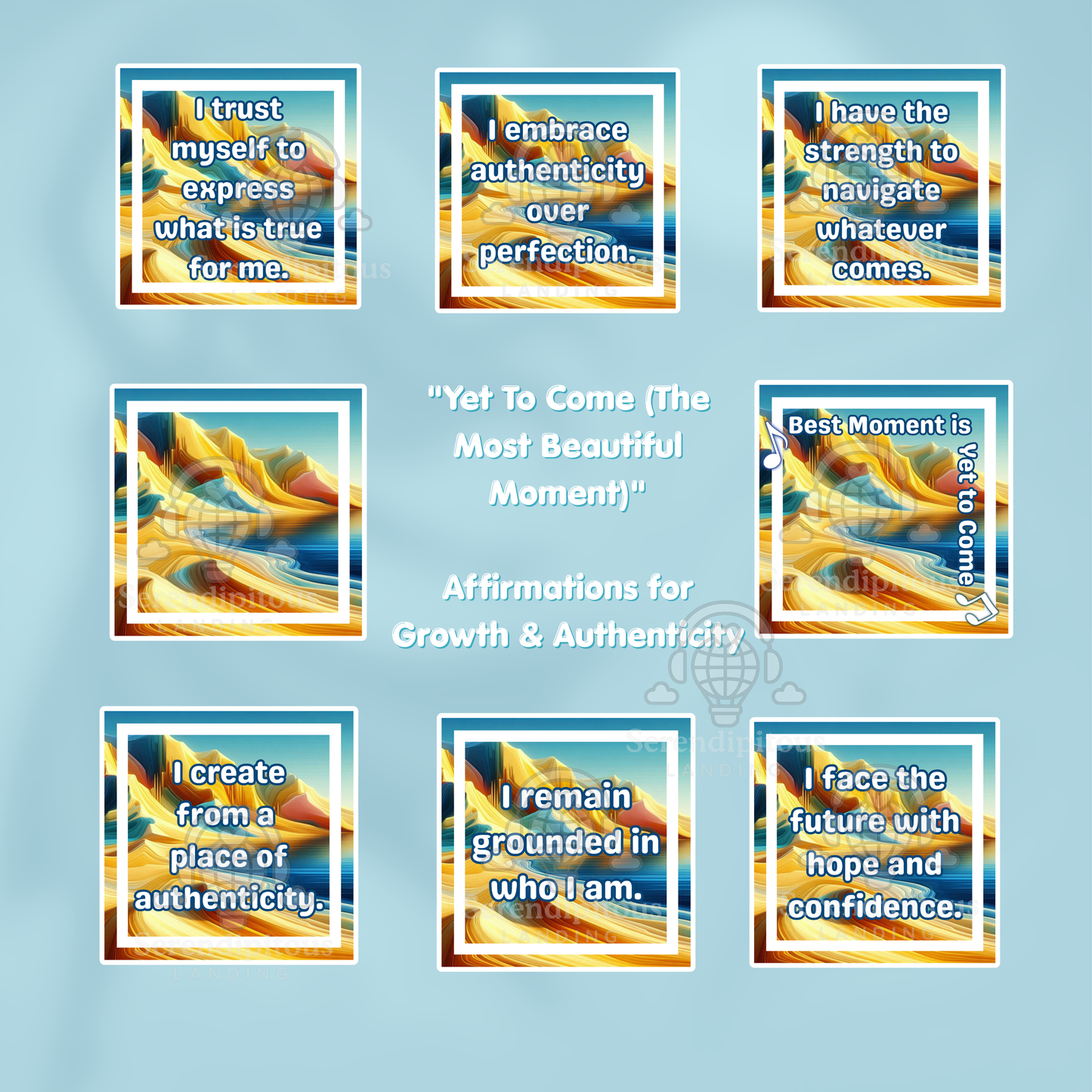 2026 Affirmation Sticker Sets [Pre-Order]