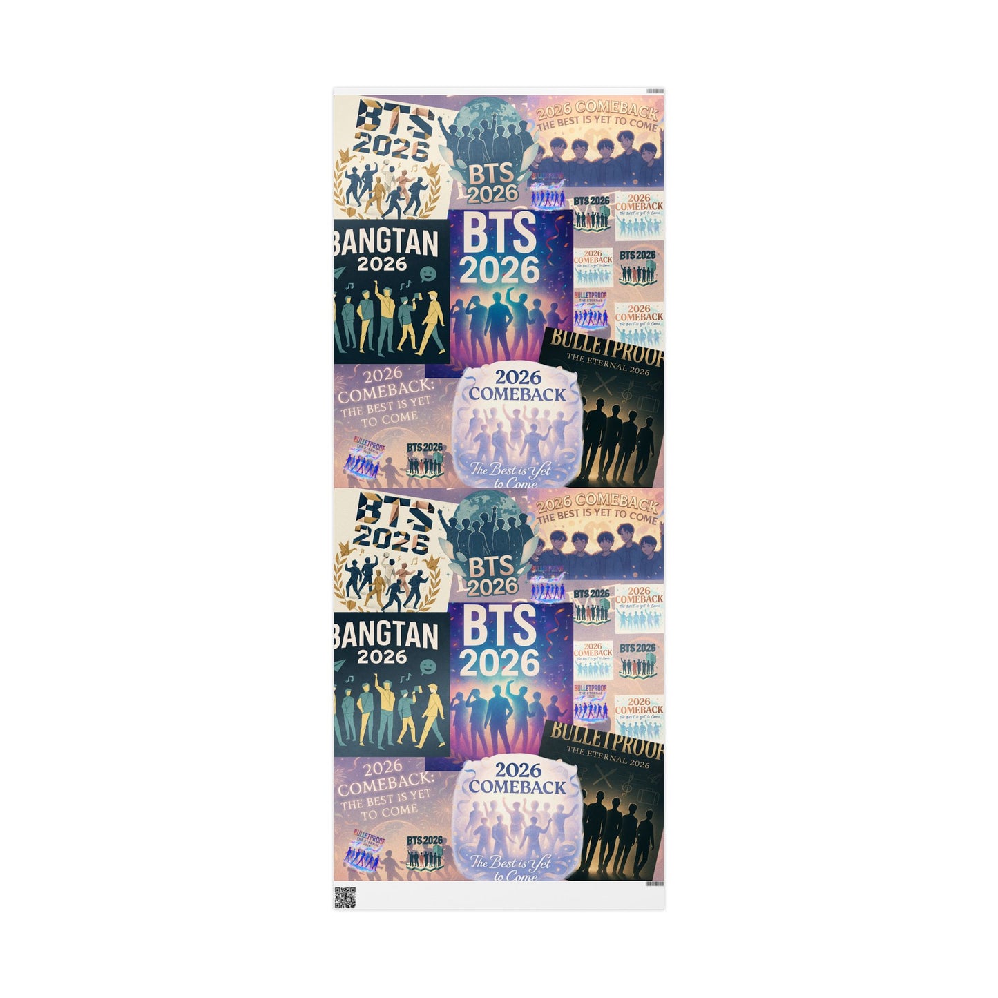Gift Wrapping Paper - 2026 BTS Comeback Posters Design | Bangtan Sonyeondan | Seasonal, gift giving, K-pop fan, Army gift
