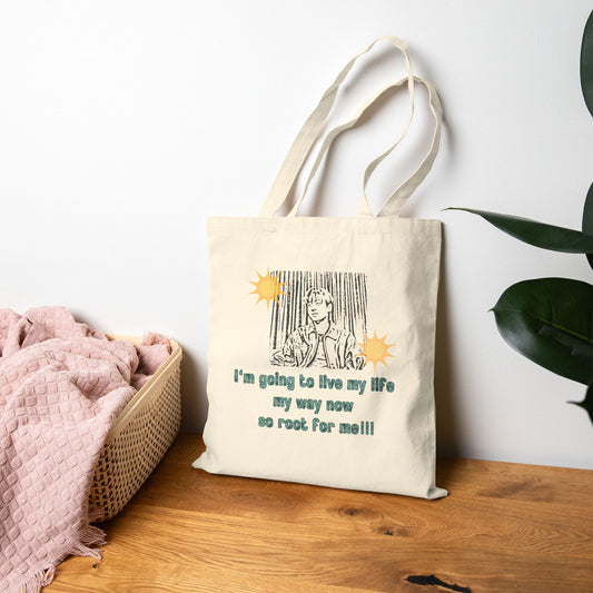 Root for Me Cotton Tote Bag
