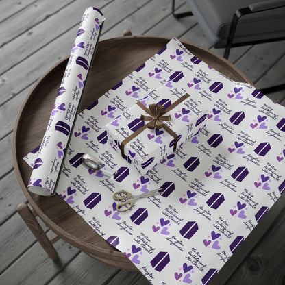 Lavender BTS Bulletproof Eternal - Wrapping Paper Roll