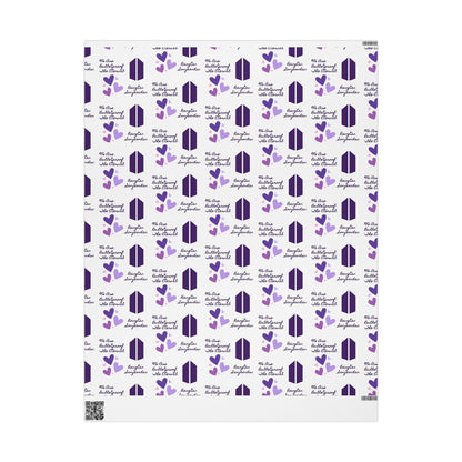 Lavender BTS Bulletproof Eternal - Wrapping Paper Roll