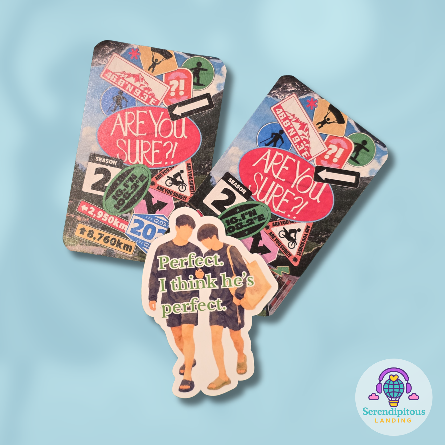 Busan Duo Photocard and Sticker Bundle
